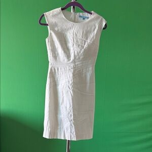 ANTONIO MELANI White Sleeveless Mini Dress